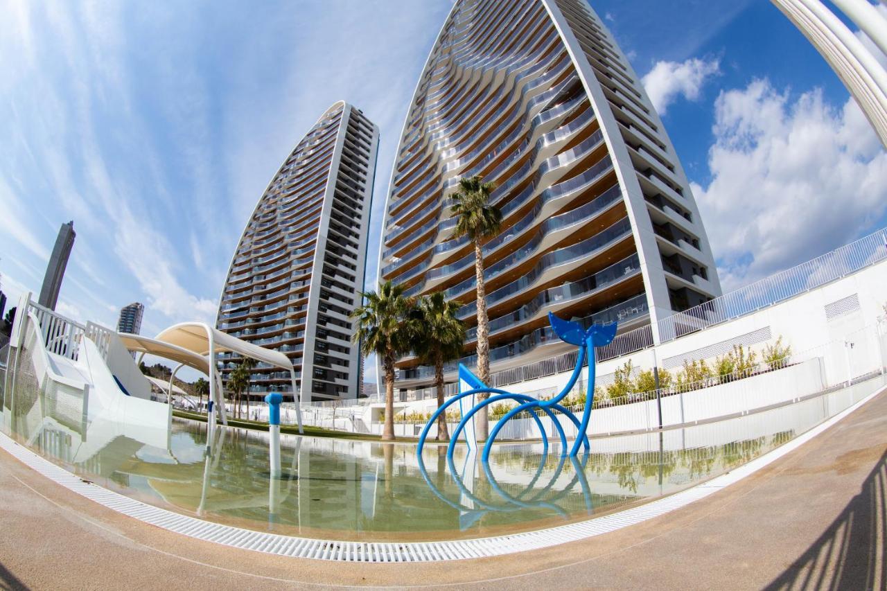 Sunset Waves Benidorm Julieta Vistas Al Mar Premium 200 Mt2 Con Jacuzzi En Terraza Appartement Buitenkant foto