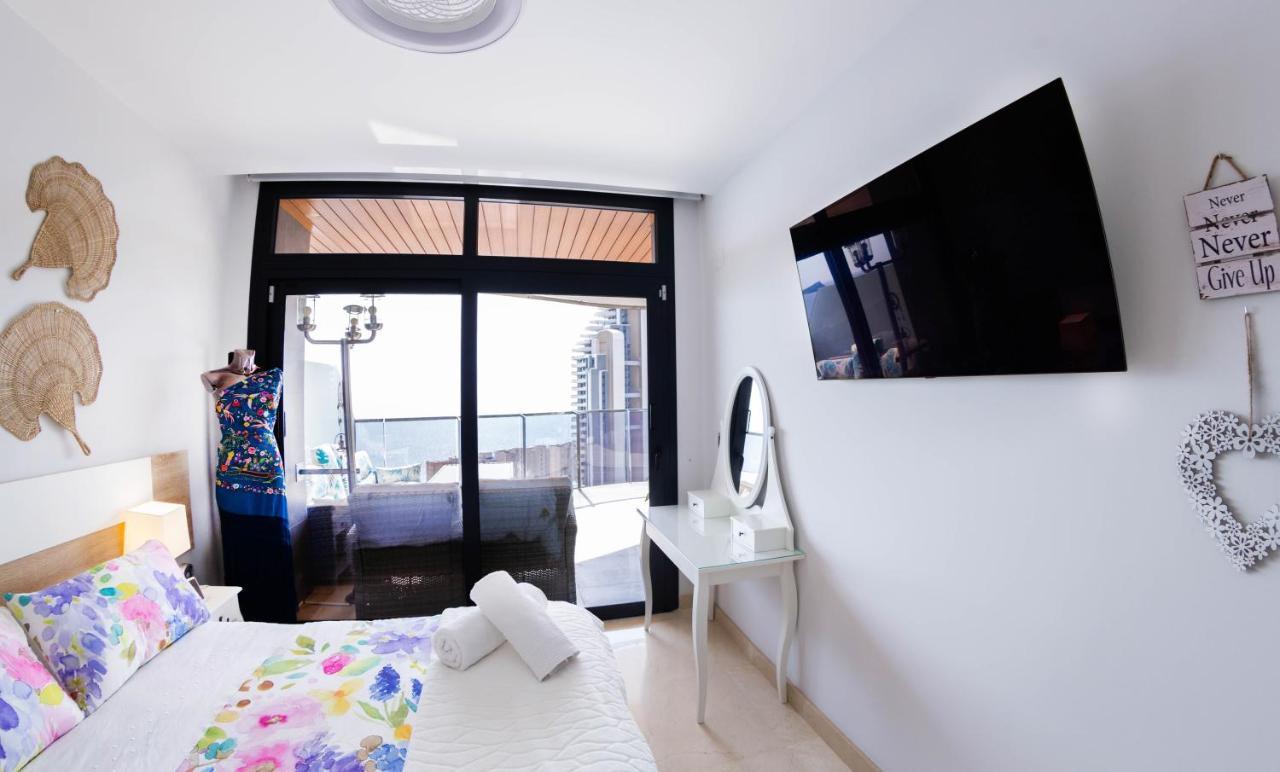Sunset Waves Benidorm Julieta Vistas Al Mar Premium 200 Mt2 Con Jacuzzi En Terraza Appartement Buitenkant foto