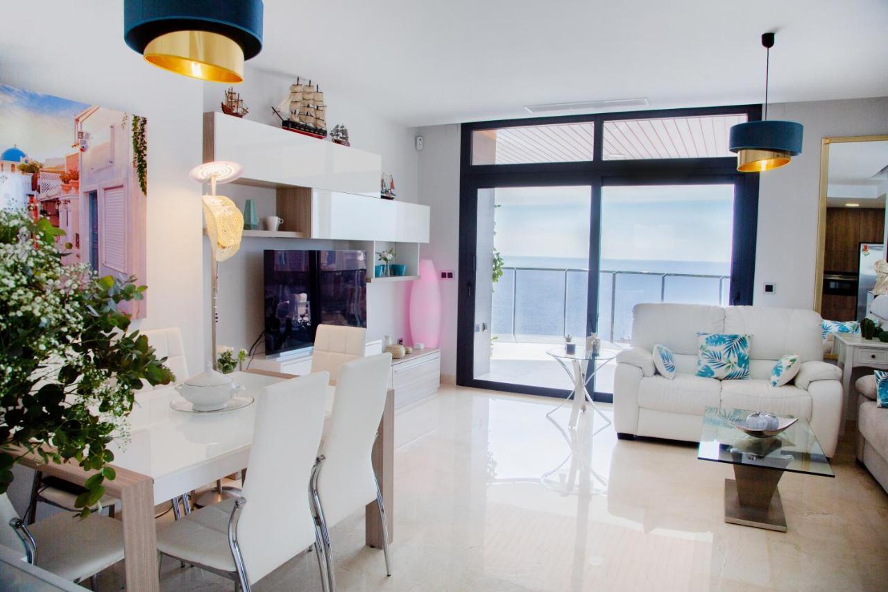 Sunset Waves Benidorm Julieta Vistas Al Mar Premium 200 Mt2 Con Jacuzzi En Terraza Appartement Buitenkant foto